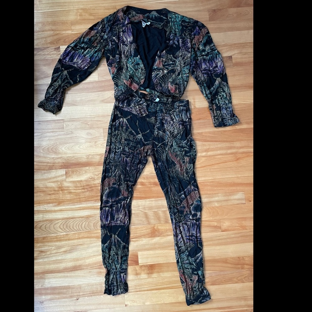 Vintage Tiger Print Matching Set Gem